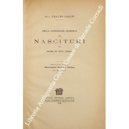 Della condizione giuridica dei nascituri Della condizione giuridica dei nascituri