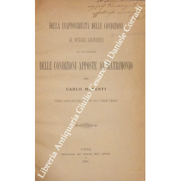 Della inapponibilità delle condizioni Della inapponibilità delle condizioni