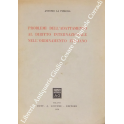 Problemi dell'adattamento al diritto internazionale nell'ordinamento italiano