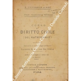 Corso di diritto civile Corso di diritto civile