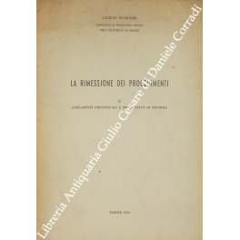 La rimessione dei procedimenti