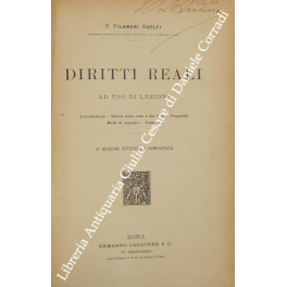 Diritti reali. Diritti reali ad uso di lezioni Diritti reali. Diritti reali ad uso di lezioni