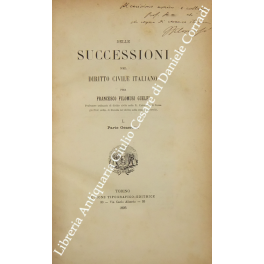 Delle successioni nel diritto civile italiano