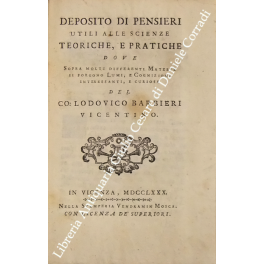 Deposito di pensieri utili alle scienze teoriche e pratiche Deposito di pensieri utili alle scienze teoriche e pratiche