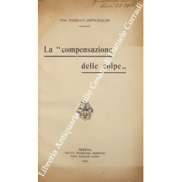 La compensazione delle colpe