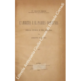 L'ambitus e il paries communis L'ambitus e il paries communis
