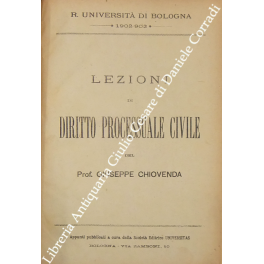 Lezioni di diritto processuale civile