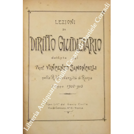 Lezioni di diritto giudiziario Lezioni di diritto giudiziario