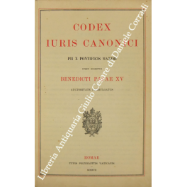 Codex iuris canonici Pii X Pontificis Maximi Codex iuris canonici Pii X Pontificis Maximi