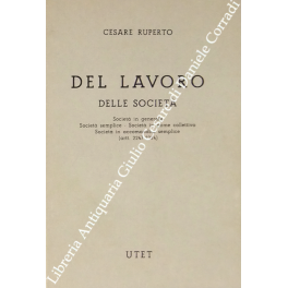 Del lavoro delle società Del lavoro delle società