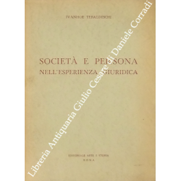 Società e persona nell'esperienza giuridica