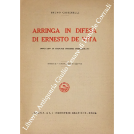Arringa in difesa di Ernesto De Vita