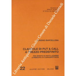 Clausole di put e call a prezzo predefinito