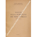 Saggio sulla pubblicità dei beni pubblici