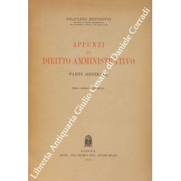 Appunti di diritto amministrativo