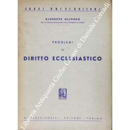 Problemi di diritto ecclesiastico