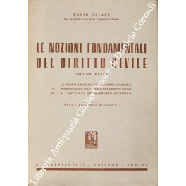 Le nozioni fondamentali del diritto civile Le nozioni fondamentali del diritto civile