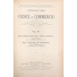 Del mandato commerciale e della commissione