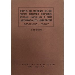 Disciplina del fallimento del concordato preventivo Disciplina del fallimento del concordato preventivo