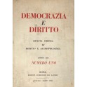 Democrazia e diritto