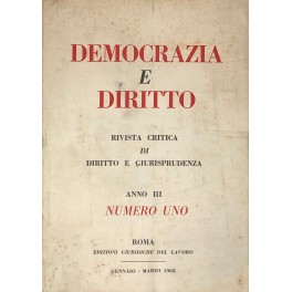 Democrazia e diritto Democrazia e diritto