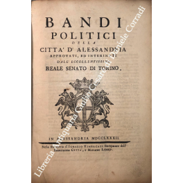 Bandi politici della città d'Alessandria