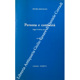 Persona e comunità