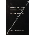 Bibliografia di storia antica e diritto romano