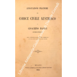 Annotazioni pratiche al Codice civile austriaco
