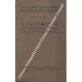 Il fallimento nel diritto processuale civile internazionale
