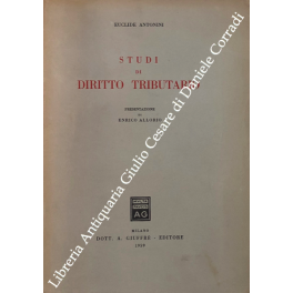 Studi di diritto tributario