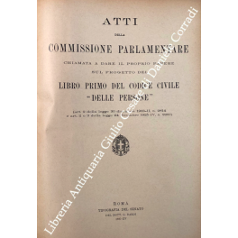 Atti della Commissione parlamentare Atti della Commissione parlamentare