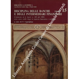Disciplina delle banche e degli intermediari finanziari Disciplina delle banche e degli intermediari finanziari