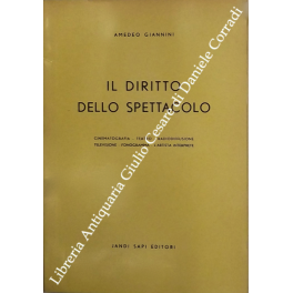 Il diritto dello spettacolo