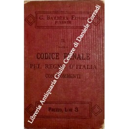 Codice penale pel Regno d'Italia Codice penale pel Regno d'Italia