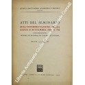 Atti del seminario sull'interpretazione della legge 15 settembre 1964, N. 756