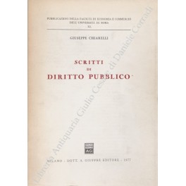 Scritti di diritto pubblico