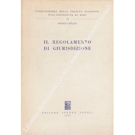 Il regolamento di giurisdizione