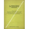 Il completamento dell'ordinamento regionale