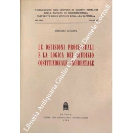 Le decisioni processuali e la logica del giudizio