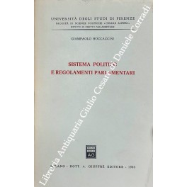 Sistema politico e regolamenti parlamentari