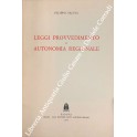 Leggi provvedimento e autonomia regionale