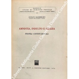 Amnistia indulto e grazia. Profili costituzionali