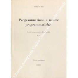 Programmazione e norme programmatiche