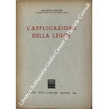 L'applicazione della legge