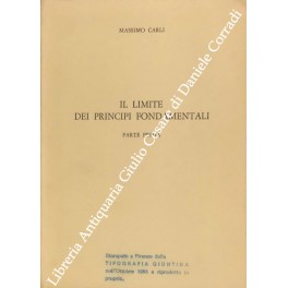 Il limite dei principi fondamentali