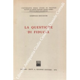 La questione di fiducia