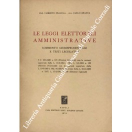Le leggi elettorali amministrative Le leggi elettorali amministrative