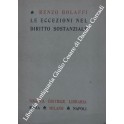 Le eccezioni nel diritto sostanziale