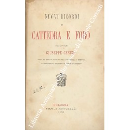 Nuovi ricordi di cattedra e foro